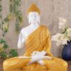 Buddha Idol Statue Showpiece Gift Gifting Item Polystone Home Decor Decoration - Image 3