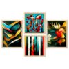 SET OF 4 DIGITAL WALL PAINTING - Image 3