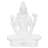 Handicraft Marble dust Lord Shiv ji Statue for Pooja, Car Dashboard I Shiva Idol I Bholenath I Mahakal I Adiyogi Statue I Office Table - Image 4
