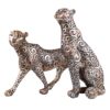 White Panther Standing Position Animal Showpiece Antique Sculpture for Home Decor Showpiece Figurine - Image 3