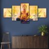 Set Of Five Framed Digital Wall Painting