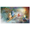 Set Of 5 Wooden Framed Wall Paintings